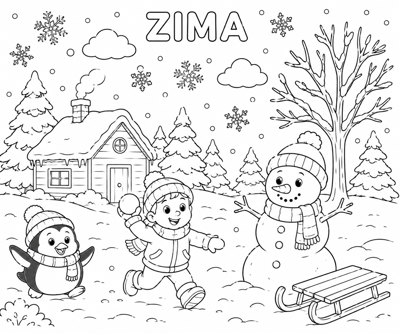 Zima bojanka